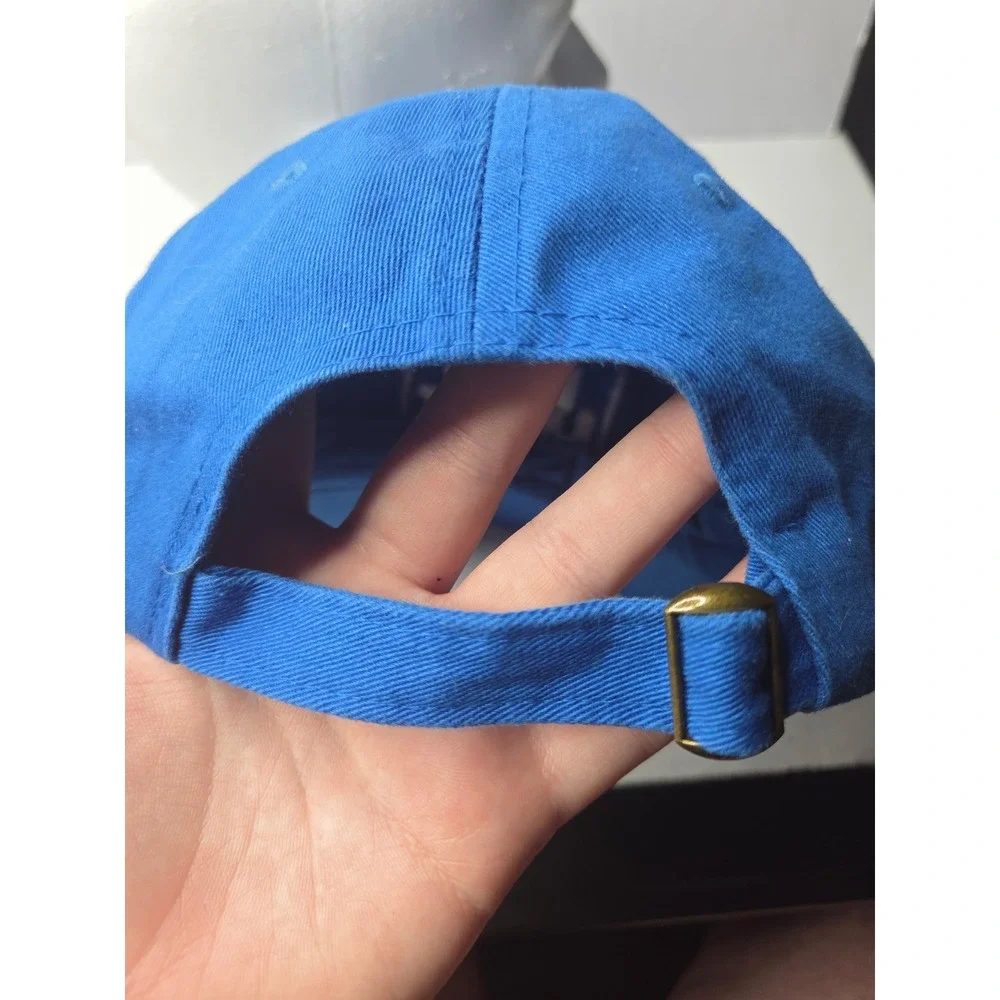 Bud Light Hat Mens Royal Blue Embroidered Logo Adjustable Strapback Dad Cap OSFM
